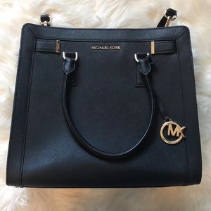 Michael Kors Black Dillon Satchel